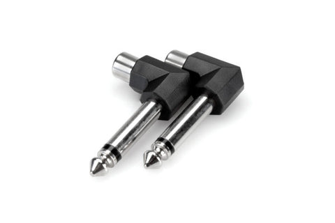 Right-angle Adaptors RCA to 1/4 in TS GPR-123