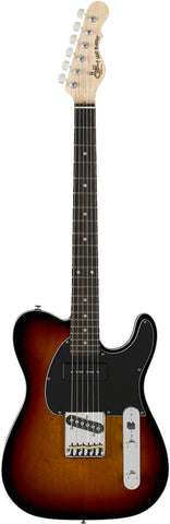G&L Fullerton Deluxe ASAT Bluesboy 90 Electric Guitar in 3-Tone Sunburst