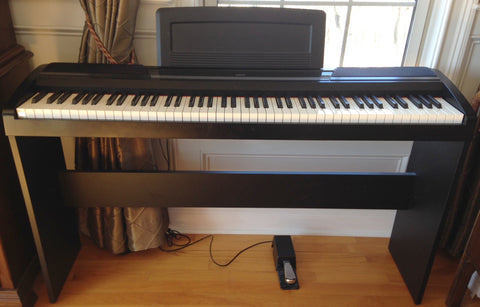 USED Korg SP170SBK 88-Key Digital Piano Black W/ Matching Wooden Stand & Damer pedal