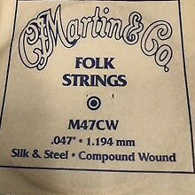 Martin Silk & Steel Folk Guitar Single Strings M47CW