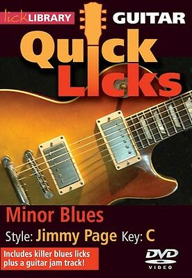 Lick Library Minor Blues Jimmy Page Style Guitar DVD