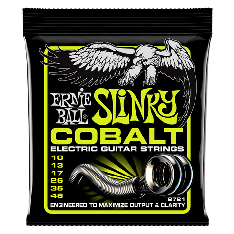 Ernie Ball 2721 Regular Slinky Cobalt Electric Guitar Strings - 10-46 Gauge