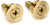 D'Addario Solid Brass End Pins - Black (Pair) PWEP102