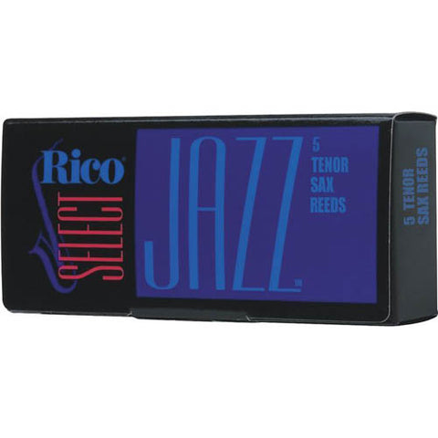 D'Addario Select Jazz Filed Tenor Saxophone Reeds, Strength 3 Hard, 5-pack, RSF05tsx3h