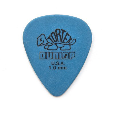 Dunlop 418P.10 Tortex Standard .10mm Blue Guitar Picks 12-Pack