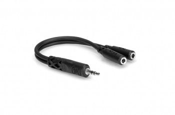 Hosa Y Cable 3.55 mm TRS to Dual 3.5 mm TRSF YMM-232