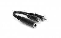 Hosa Y Cable 1/4 IN TSF to Dual RCA YPR-131