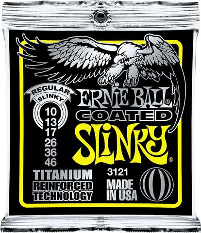 Ernie Ball 3121 Coated Electric Titanium RPS Regular Slinky .010 - .046