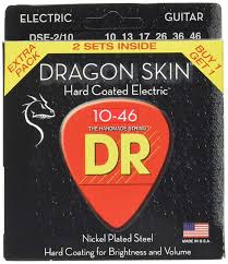 DR Strings DRAGON SKIN Electric Guitar Strings (DSE-2/10) (2-Pack)