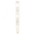 D'Addario Leather Guitar Strap, Perforated White, L25W1502