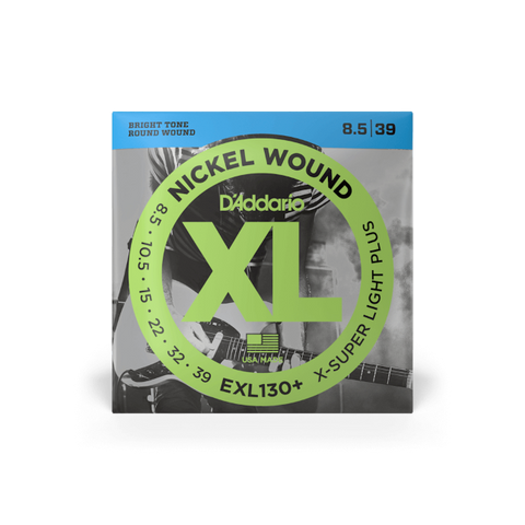 DAddario EX130+ Nickel Wound, X-Super Light Plus , 8.5-39