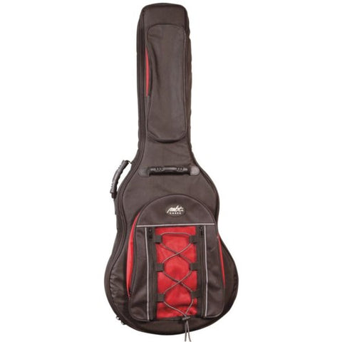 MBT Dreadnought Acoustic Deluxe Red & Black Guitar Gigbag, MBTAGBH