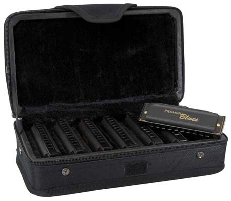 Hohner PBH7 Piedmont Blues Harmonica Set - 7 Harmonicas with Case