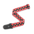 D'Addario Guitar Strap, Zig-Zag, Red & Black N20W1401
