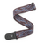 D'Addario Polyester Guitar Strap, Flames Pinstripe, Black w/ Blue P20W1400