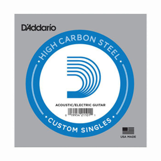D'Addario PL020 Plain Steel Guitar Single String, .020