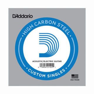 D'Addario PL010 Plain Steel Guitar Single String, .010