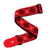 D'Addario Woven Guitar Strap, Tartan, Red, Black, and White T20W1504