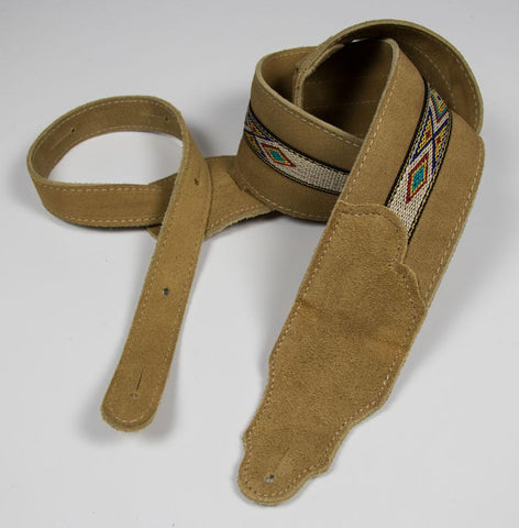 Franklin 2.5" Southwest Suede Guitar Strap, FSS-H-SW