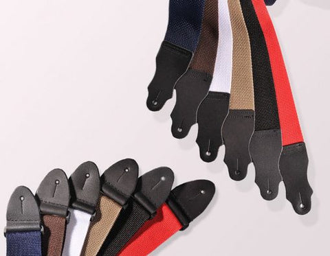 Franklin Poly Web Guitar Strap - Assorted colors - MADE IN USA