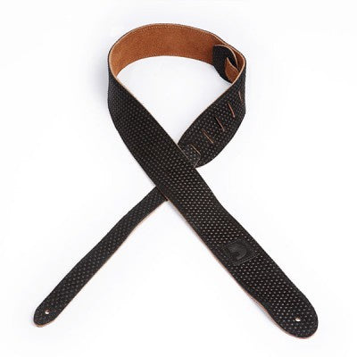 D'Addario 20LE03 Leather Embossed Bumpy Dotted Design Guitar Strap