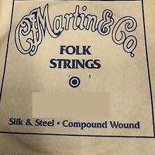 Martin Silk & Steel Folk Guitar Single Strings M38CW