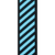 D'Addario Polypropylene Guitar Strap w/ Stripe Jacquard, Blue 50SJP01