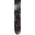 D'Addario Deluxe Suede Guitar Strap, Silver Screened Star Print 20SD02