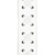 D'Addario Leather Laced Guitar Strap, White L25S1505