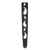 D'Addario Deluxe Leather Guitar Strap, Paisley Window. Black with White L25W1411