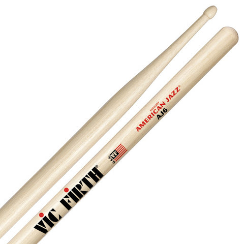 Vic Firth American Jazz #6 7A Drumsticks, AJ6