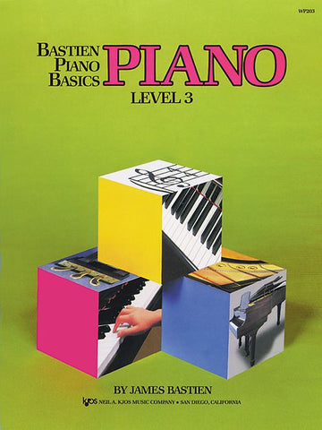 Bastien Piano Basics: Piano - Level 3 Composed by James Bastien, WP203